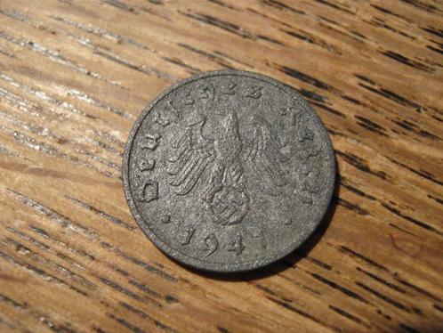 Nazi-Duitsland 1 Reichspfenning 1941, Stuttgart, WW2 #467, Postzegels en Munten, Munten | Europa | Niet-Euromunten, Losse munt