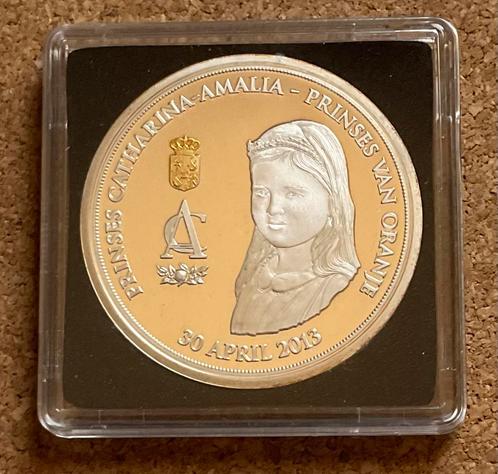 Penning - Prinses Catharina Amalia Prinses van Oranje 30 Apr, Postzegels en Munten, Penningen en Medailles, Overige materialen