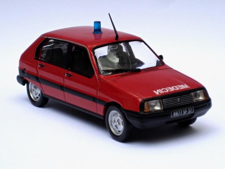 Citroen Visa brandweer Cobra of décapotable PC 1:43, Hobby en Vrije tijd, Modelauto's | 1:43, Nieuw, Auto, Overige merken, Ophalen of Verzenden