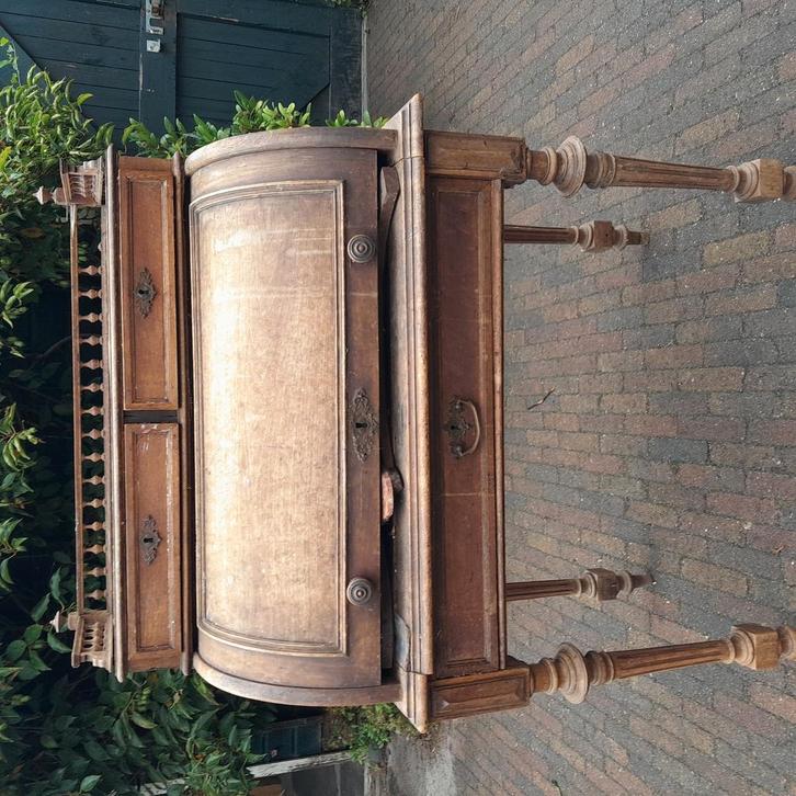 Gratis, Oud secretaire, Huis en Inrichting, Bureaus, Gebruikt, Ophalen of Verzenden