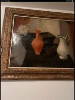 Schilderij Leon Devos - Stilleven met handgestoken lijst, Antiek en Kunst, Kunst | Schilderijen | Klassiek, Ophalen of Verzenden