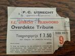oud entree kaartje FC Utrecht - Feijenoord seizoen 1970-1971, Verzamelen, Sportartikelen en Voetbal, Ophalen of Verzenden, Gebruikt