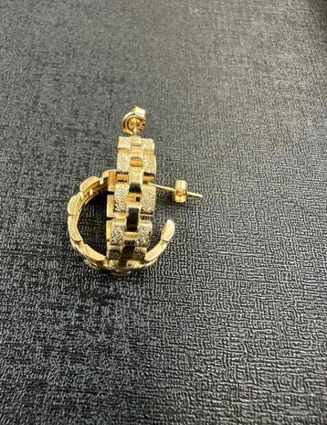 14K gouden Rolex stijl oorbellen beschikbaar voor biedingen