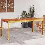 Tuintafel 180x90x75 cm massief acaciahout, Ophalen of Verzenden, Nieuw