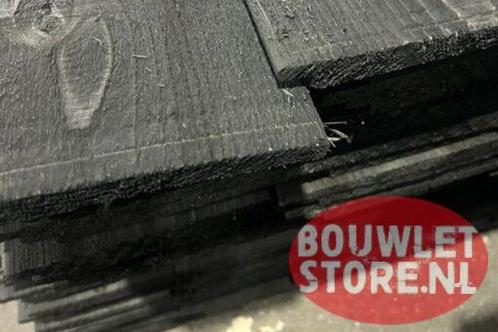 Vuren Zweeds rabat planken rabatdelen zwart gedompeld 165 mm, Doe-het-zelf en Verbouw, Hout en Planken, Nieuw, Plank, Vuren, 300 cm of meer