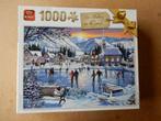 Puzzel King Skating, Schaatsen op de vijver., Hobby en Vrije tijd, Ophalen of Verzenden, 500 t/m 1500 stukjes, Zo goed als nieuw