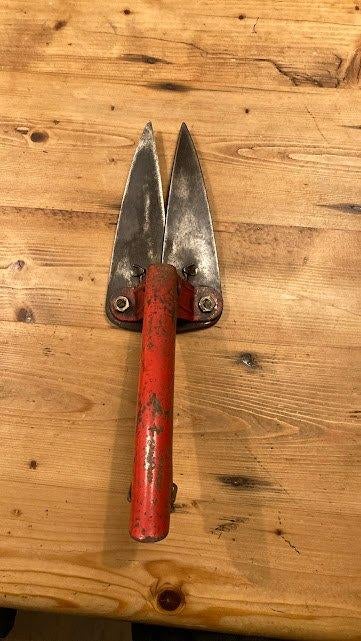 Antieke kantjes schaar / gras schaar, Ophalen of Verzenden, Gebruikt