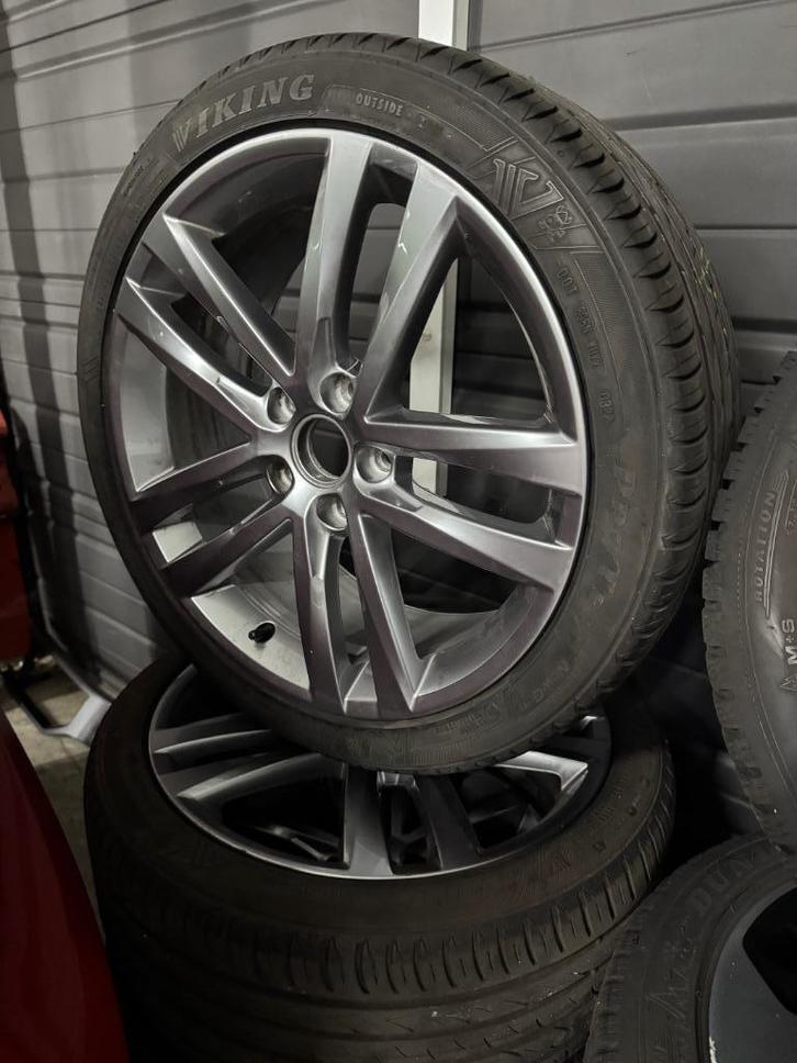 vw golf velgen salvador 18 inch 5x112 ook winterbanden, Auto-onderdelen, Banden en Velgen, Banden en Velgen, Zomerbanden, 18 inch