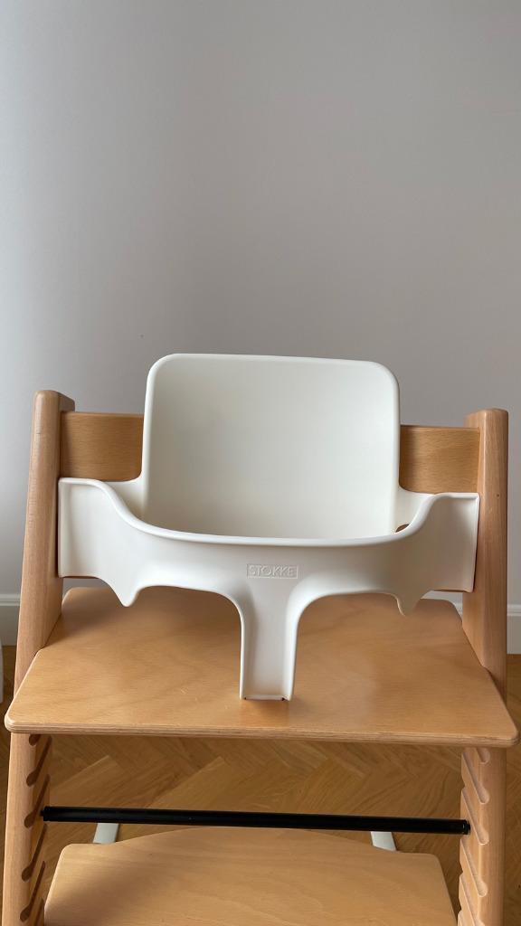 Stokke Tripp Trapp Baby Set – Wit, Kinderen en Baby's, Kinderstoelen, Zo goed als nieuw, Meegroeistoel, Ophalen of Verzenden
