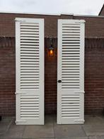 Louvre luiken, antieke panelen, shutters, brocante decoratie, Huis en Inrichting, Ophalen, Gebruikt