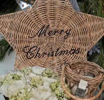 Rivièra maison ster & Rivièra maison rr basket & flowertaart beschikbaar voor biedingen