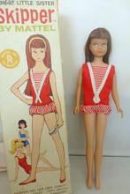 Barbie vintage skipper two-tone, Ophalen of Verzenden, Zo goed als nieuw, Pop