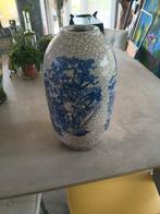 Chinese vaas, blauw gecraqueleerd, Antiek en Kunst, Antiek | Keramiek en Aardewerk, Ophalen of Verzenden