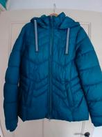 Bonita jas met zigzagstiksel petrol winterjas maat 40, Maat 38/40 (M), Blauw, Bonita, Ophalen of Verzenden