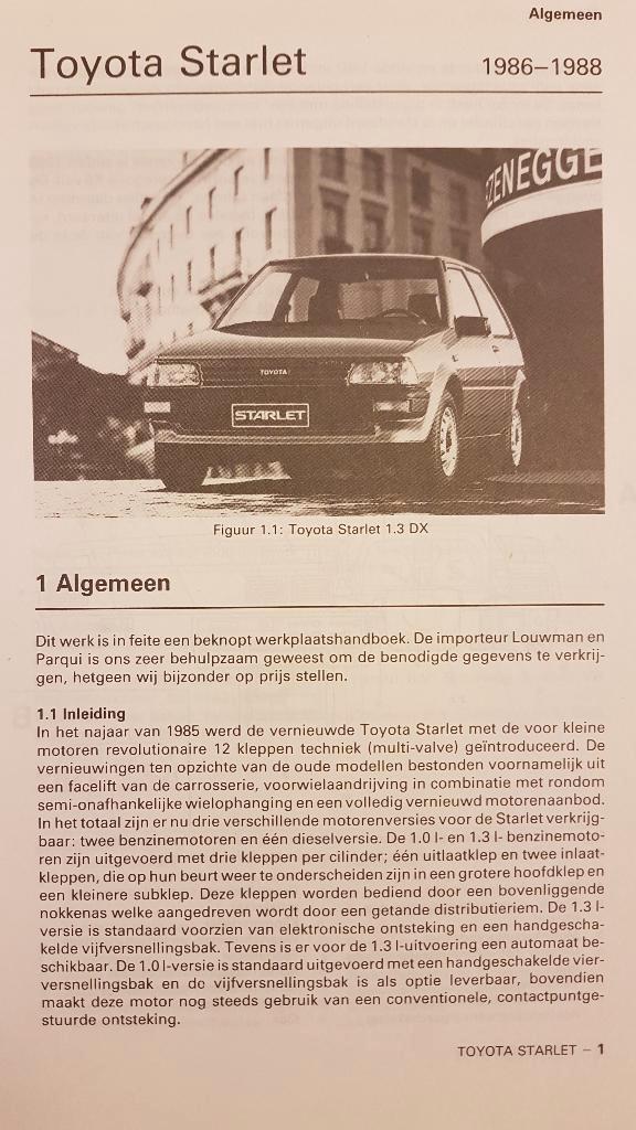 11x Toyota Corolla Starlet 1978-2003 Olyslager Vraagbaken, Auto diversen, Handleidingen en Instructieboekjes, Ophalen of Verzenden
