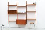 Cadovius Wandsysteem (2v3) Vintage Deens Design Jaren Retro, Huis en Inrichting, Kasten | Wandmeubels, Teakhout, 250 tot 300 cm