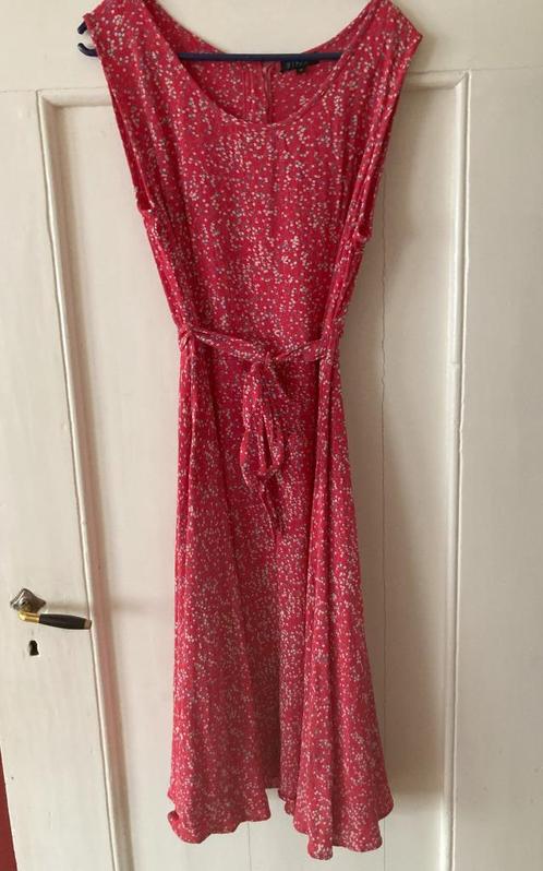 Rode zomerjurk, Bindi, M, Kleding | Dames, Jurken, Zo goed als nieuw, Maat 38/40 (M), Rood, Onder de knie, Ophalen of Verzenden