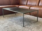 Stalen Salontafel, Huis en Inrichting, Ophalen, Gebruikt, 100 tot 150 cm, 50 tot 100 cm