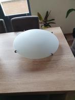 Grote plafonnière, Huis en Inrichting, Lampen | Plafondlampen, Ophalen, Zo goed als nieuw, Glas