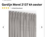 Mooie gordijnen Karwei stof Merel grijs - 2 delen, Zo goed als nieuw, 200 cm of meer, Grijs, Verzenden