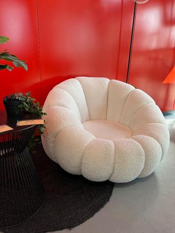 Teddy fauteuil wit - olivia fauteuil - fauteuil teddy stof beschikbaar voor biedingen