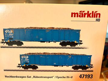 Märklin| 47193| set van 2 wagons| NS| nieuwstaat beschikbaar voor biedingen