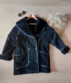 Vintage leren lammy coat zwart Almost Famous, Kleding | Dames, Ophalen of Verzenden, Zo goed als nieuw, Maat 38/40 (M), Zwart