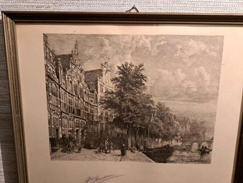 Mooie uitvoering, Antiek en Kunst, Kunst | Etsen en Gravures, Ophalen of Verzenden