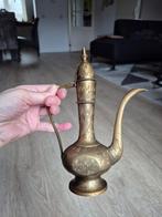 Vintage messing theepot / kan uit India, Antiek en Kunst, Ophalen of Verzenden, Brons