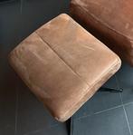 Voetbankje cognac kleur, Ophalen, Nieuw, Rechthoekig, 50 tot 75 cm