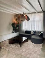 Rookglas glazen salontafel, Huis en Inrichting, Tafels | Salontafels, Ophalen, 100 tot 150 cm, 50 tot 100 cm, Zo goed als nieuw