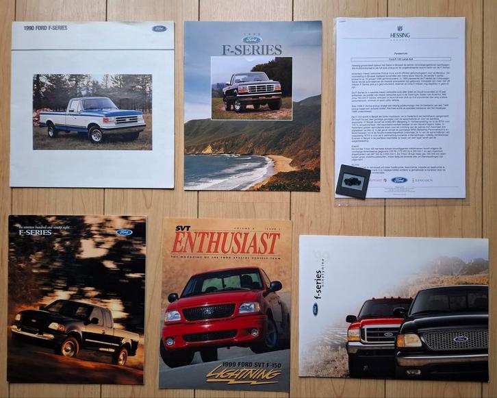 Ford F series/ F 150 Lightning. 20 stuks  € 40,--, Boeken, Auto's | Folders en Tijdschriften, Zo goed als nieuw, Ford, Ophalen of Verzenden