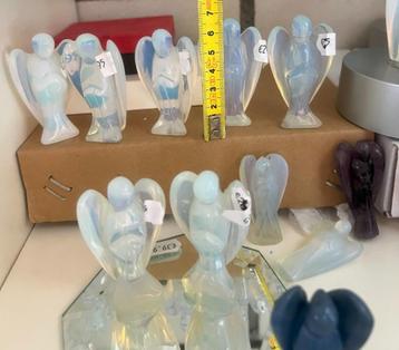 Opaliet Engel 10x 6,5 cm H NU € 20,95 & 2x 5 cm H NU € 14,95 beschikbaar voor biedingen