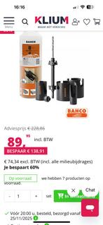 Wood&Bricks Gatenzaag Set BAHCO, Doe-het-zelf en Verbouw, Ophalen of Verzenden, Nieuw