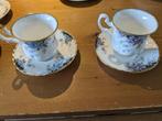 Engelse kopjes en andere kopjes met schotels aangeboden, Antiek en Kunst, Antiek | Servies compleet, Ophalen of Verzenden