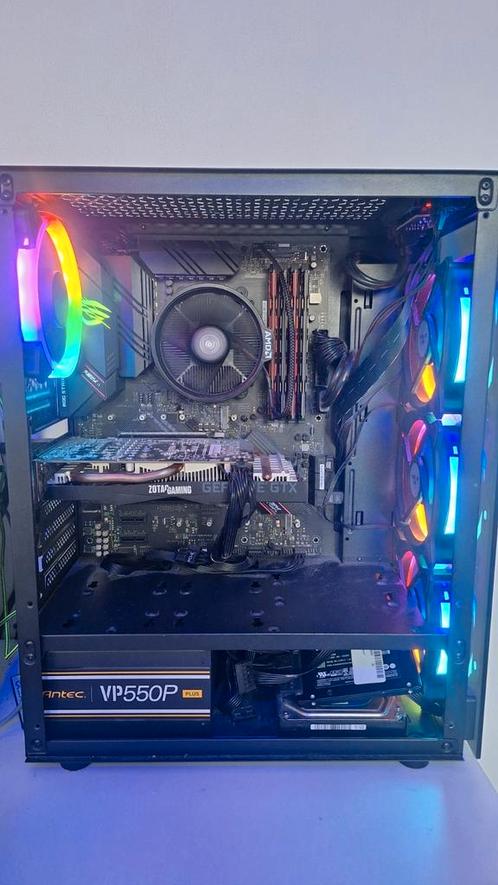 Gaming pc, Computers en Software, Desktop Pc's, Zo goed als nieuw, 3 tot 4 Ghz, SSD, 16 GB, Met videokaart, Gaming, Ophalen