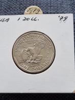 Amerika: 1 Quarter dollar 1975,1976 en 1 Dollar 1979., Postzegels en Munten, Munten | Amerika, Setje, Ophalen of Verzenden, Midden-Amerika