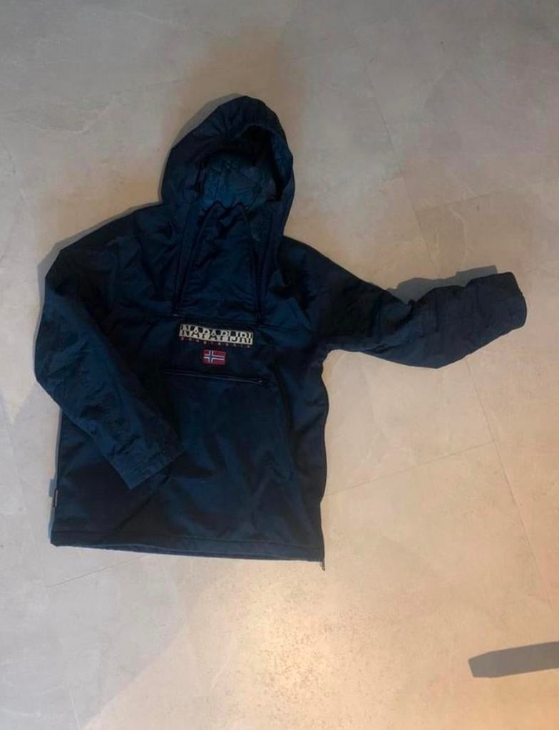 Napapijri jas kinderen, Ophalen of Verzenden, Zo goed als nieuw, Overige maten, Blauw