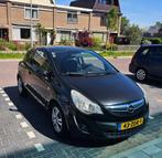 Opel Corsa 1.2 16V LPG 3D 2012 Zwart, Auto's, Voorwielaandrijving, 83 pk, 4 cilinders, 1229 cc