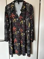 Yoek blouse, maat 46/48, kleur zwart multi, Yoek, Ophalen of Verzenden, Zo goed als nieuw, Blouse of Tuniek