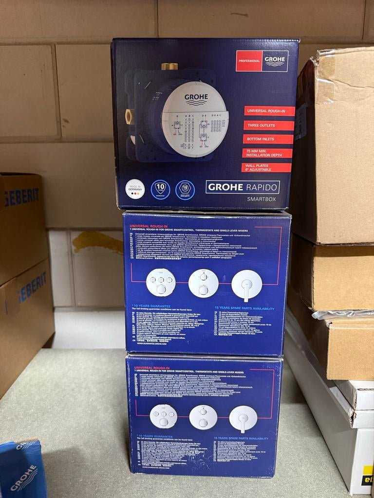 1x Grohe 35604000 Rapido Smartbox Inbouwunit, Ophalen of Verzenden, Nieuw, Chroom, Kraan