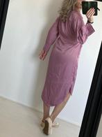 Jurk Zara roze lila paars lange jurk zomerjurk maxi dress M, Zara, Maat 38/40 (M), Ophalen of Verzenden, Onder de knie