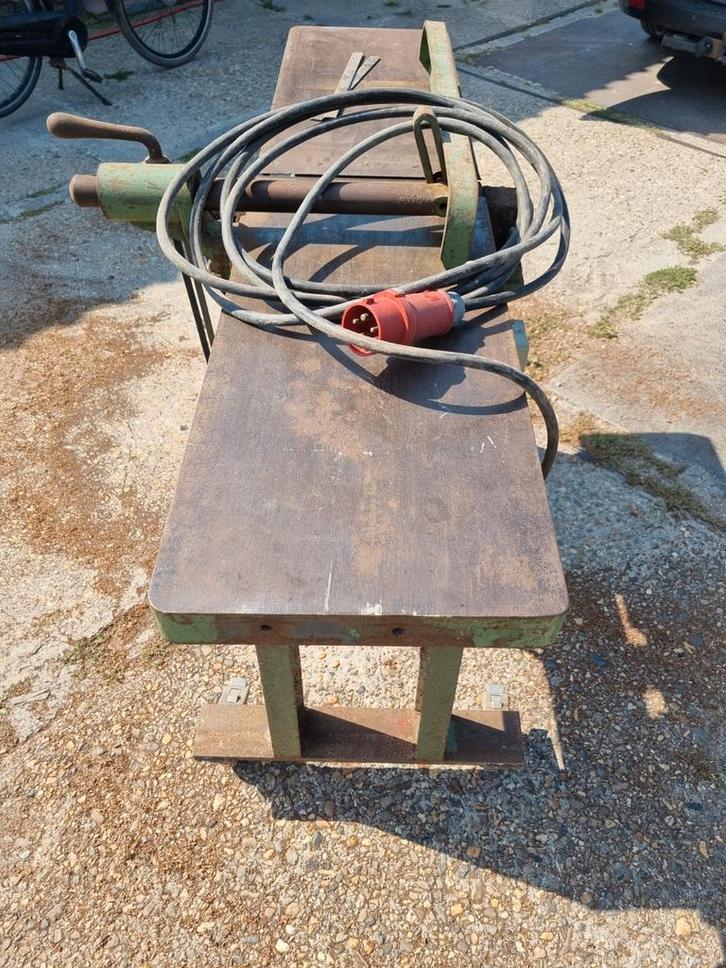 Schaafbank / Vandiktebank - Gebruikt, Doe-het-zelf en Verbouw, Schaafmachines, Gebruikt, Elektrisch, Ophalen