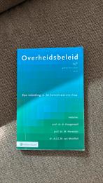 Overheidsbeleid 10e druk, Ophalen of Verzenden, Zo goed als nieuw, Sociale wetenschap