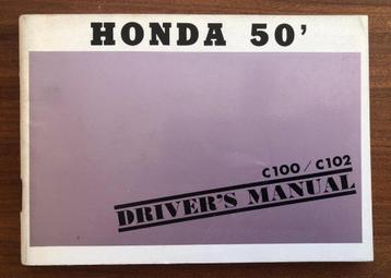 HONDA 50 ‘  C100 / C102 Instructieboek 1961 beschikbaar voor biedingen