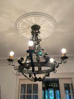 Grote smeedijzeren lamp leuk in een groot landhuis, kasteel, Gebruikt, Ophalen of Verzenden, Metaal