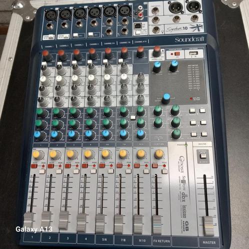 Mengpaneel soundcraft signature 10, Muziek en Instrumenten, Mengpanelen, Zo goed als nieuw, 5 tot 10 kanalen, Ophalen of Verzenden