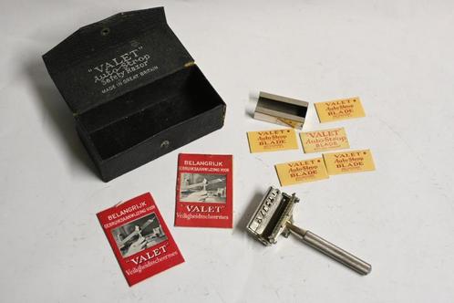 valet auto strop safety razor engeland scheermes set wo2 era, Verzamelen, Militaria | Tweede Wereldoorlog, Landmacht, Engeland