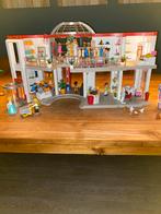Playmobil winkelcentrum met uitbreiding., Complete set, Ophalen of Verzenden, Zo goed als nieuw