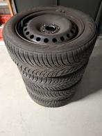 T.e.a.b Volvo V50 Stalen Velgen met Winterbanden 205/55 R16, Ophalen, Gebruikt, 16 inch, Banden en Velgen